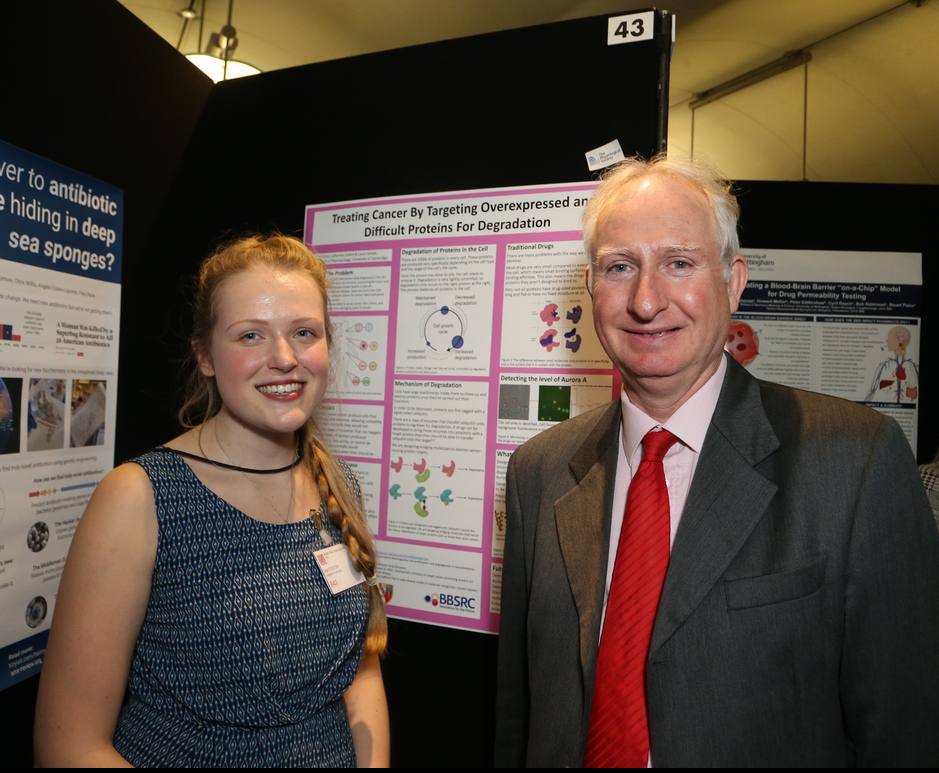 Sian and Daniel at STEM For Britain