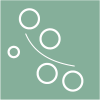Athena SWAN Graphic of circles on a sage green background