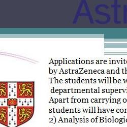 AstraZeneca/Pharmacology 3 and 4 year PhD studentships