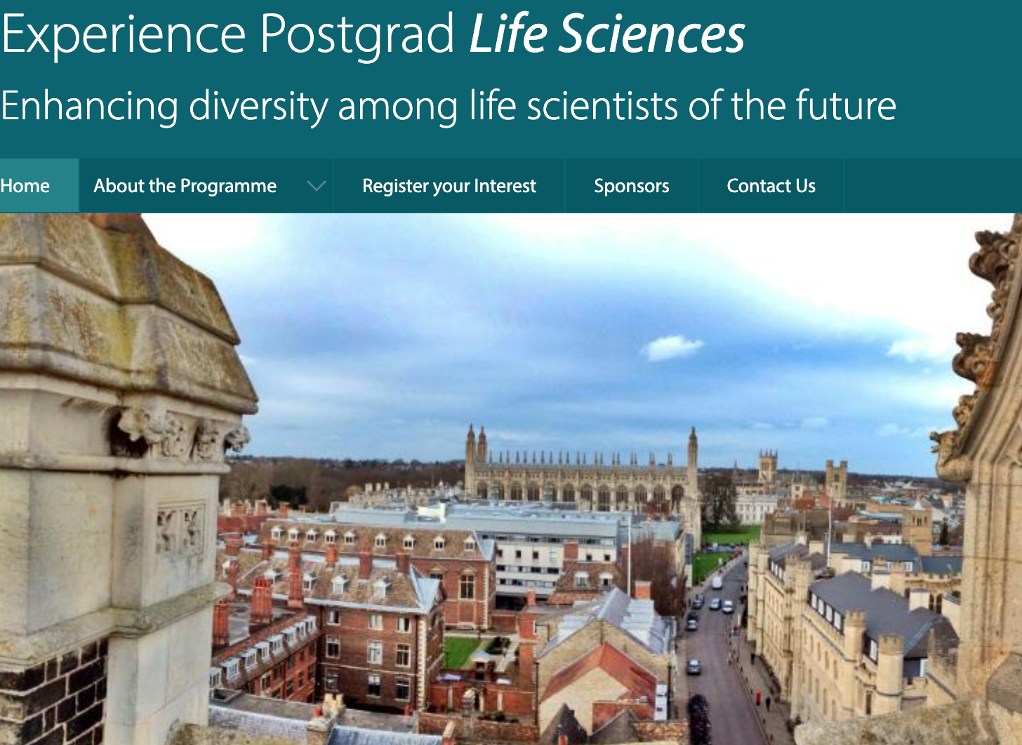 Experience Postgrad Life Sciences